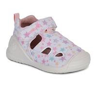 Sandales plates filles Biomecanics BIOGATEO CANVAS Blanc 23