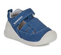 Biomecanics Sandales plates BIOGATEO CANVAS in Bleu 24