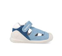 Biomecanics Sandales urbaines en toile bleues pour enfant, Jeans B371, 19 EU