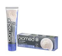 BIOMED Calcimax dentifrice régénérant et renforçant l'émail des dents sensibles - dentifrice apaisant sans fluorure et 97% naturel - goût menthe légère - sachet de 100g