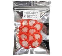 Biomed Scientific Lot de 10 filtres à seringue en PTFE - Membrane de 25 mm de diamètre - 0,22 um - Taille des pores non stériles