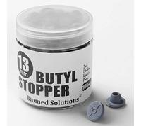 Biomed Scientific Lot de 100 bouchons en caoutchouc pour bouteilles en verre et liquides de culture 13 mm