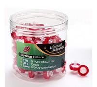 Biomed Scientific Lot de 100 filtres hydrophobes PVDF 13 mm de diamètre 0,22 um