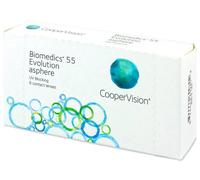 Biomedics 55 Evolution (6 lentilles) Puissance: -4.75, BC: 8.90, Diamètre: 14.20 -4.75