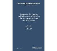 Biomimetic, Bio-Inspired And Self-Assembled Materials For Engineered Surfaces And Applications