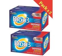 Bion 3 Defense À Croquer Dés 4 Ans Maintien Des Défenses Naturelles- Lot De 2 Boites De 90 Comprimés