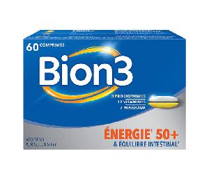 Bion 3 Energie 50+ SENIOR Complément Alimentaire Cure 2 mois - 60 comprimés