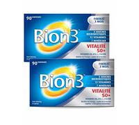 Boiron Bion 3 Sénior Vitalité 50+ – Lot 2 boîtes de 90 comprimés