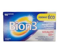 Bion3 Énergie 50+ Complément Alimentaire Équilibre Intestinal 90 Comprimés