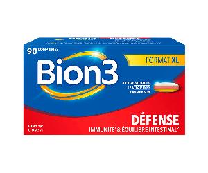 Bion3 énergie 50+ vitamines et probiotiques 90 comprimés