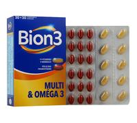 Bion3 Multi Et Omega 3 30 Comprimés + 30 Capsules