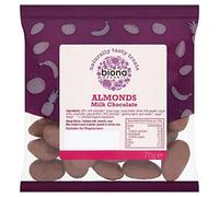 Biona Amandes Biologiques Chocolat Au Lait 70G - Paquet de 6