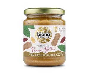 Biona Beurre d'Arachide Biologique 250 g - Lot de 6