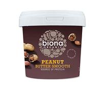 Biona Beurre de Cacahuètes Bio Lisse 1 kg - Lot de 2