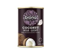 Biona bio au lait de coco Lumière - 9% de matières grasses (400ml) - Paquet de 6