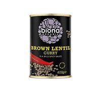 Biona Curry Lentil Lentil Curry Bio Lot de 6 verres 400 g