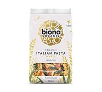 Biona Fusilli Tricolores Bio à la Farine de Blé 500 g - Lot de 6