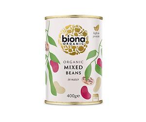 Biona Haricots BIO Mix 400 g Lot de 12 (lot de 2 *6)