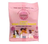 Biona Lot de 12 mini bonbons en gelée aux fruits 75 g