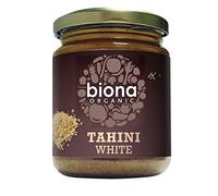 Biona Lot de 6 sachets de Tahini bio sans sel Blanc 170 g