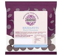 Biona Noisettes Chocolat Noir 70G Organiques - Paquet de 6