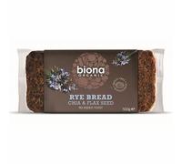 Biona Org Rye Chia Lot de 5 paquets de 5 pains 500 g