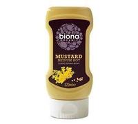Biona Organic Moutarde Medium Hot - Classique Allemand - Sans suga ajouté