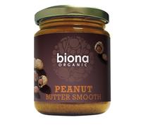 Biona Organic - Peanut Smooth Butter - 250g (Case of 6)