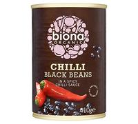 Biona Piment Organique Haricots Noirs 410G (Paquet de 2)
