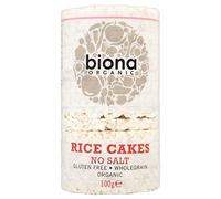Biona Riz Organique Gâteaux Pas De 100G De Sel - Paquet de 6