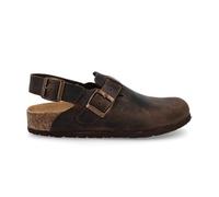 BioNatura 11 Ontario Imb. V, Sandales en cuir unisexe avec sangle, crazy horse café, 39 EU