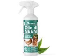 Bionee Huile de Neem Spray Poulailler et Poules 1L - Lotion Naturelle prête à l'emploi, Protection contre les insectes et les parasites, Sûr et délicat, hydrosoluble, zéro résidu