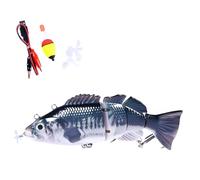 Bionic Leurre de natation multi-articulé, leurres de pêche réalistes, pour bar, truite, crappie, doré jaune, brochet, saumon, équipement incroyable cadeau pour la pêche familiale (#3)