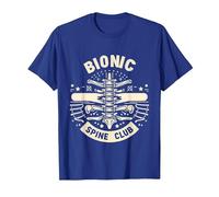 Bionic Spine Club Chirurgie médicale avancée - T-Shirt, Homme, Bleu Royal, M
