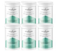 BIONICARE - Gommage au Sel-Sucre Adoucissant pour les Pieds, 6x500 g | Sucre, sel, karité, pierre ponce et huiles végétales pour callosités, exfoliation mécanique et préparation au soin