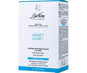 Bionike Aknet Active Peel Lotion Lingettes 10uts