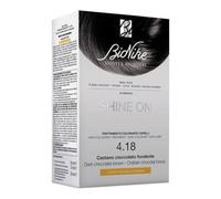 Bionike Shine On Traitement Colorant Cheveux Kit Teint pour Peau Sensible Sans Ammoniaque, Action Nourrissante et Protection Donne une Couleur Naturelle et Brillante, Couvre les Cheveux Blancs