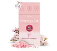 Bionilo Parfum de linge perlé durable végétalien sans plastique 250 g pour 50 lavages - Parfum de linge pour machine à laver Zero Waste - Tous les textiles - Peau sensible - Perles à linge (fleur de