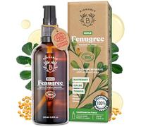 BIONOBLE Huile de Fenugrec Bio - Raffermit et Galbe Poitrine et Fesses - Huile Fenugrec 100% d'Origine Naturelle - Macérât Huileux de Graines Sans Odeur - Flacon Verre, Pipette, Pompe - 100ml