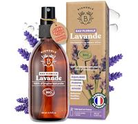 BIONOBLE Hydrolat Lavande Bio - Apaise, Purifie et Régule l'Acné - Spray Lavande Bio pour Visage, Corps et Cheveux - Eau Florale 100% d'Origine Naturelle, Fabriqué en France - Flacon Verre - 200ml