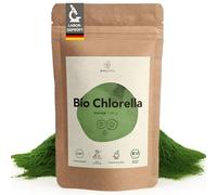 BIONUTRA Chlorella Bio en Poudre, 250 g, conforme au règlement bio de l’UE | Paroi cellulaire brisée, contrôle des résidus, sans additifs, vegan, sans gluten ni lactose