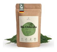 BIONUTRA® Chlorella Bio Poudre 250 g à paroi cellulaire brisée, contrôlée pour les résidus, produite selon le règlement bio UE, vegan, sans lactose & sans gluten, sans additifs, chlorella bio pure