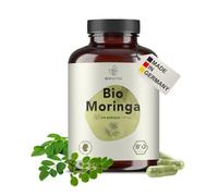 BIONUTRA® Gélules de Moringa bio hautement dosées 4800 mg/jour, contrôlées résidus, fabrication allemande, véganes, sans lactose ni gluten, sans additifs, 270 pièces x 600 mg