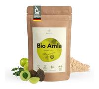 BIONUTRA® Poudre d’Amla Bio - 250 g Amalaki (groseille indienne), contrôlée pour les résidus, végane, sans additifs, cru, certifiée biologique UE, sans gluten ni lactose, riche en vitamine C naturelle