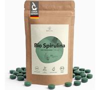 BIONUTRA Spiruline Bio, 1000 comprimés de 250 mg | Conforme au règlement bio de l’UE, contrôle des résidus, sans additifs, vegan, sans gluten ni lactose