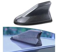 BioNyt Antenne Aileron de Requin pour Voiture pour Renault Modus Eolab Twizy Twin-Z Twin-Run Symbol, Toit Radio Signal AM FM Antenne Réception Booster Accessoire Voiture,Carbon Fiber Look
