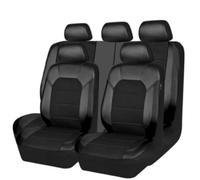 BioNyt Housse Siege Voiture pour Dacia Sandero Stepway Duster 2000-2023 2024, 9 pièces ImperméAble Nonslip Confortable Respirant Cuir Ensembles De Housses Siège Voiture,Black