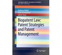 Biopatent Law: Patent Strategies And Patent Management