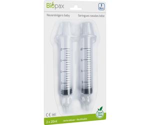 Biopax Seringue Nasale 20ml Pour Des Bébés À Partir De 4 Mois Et Des Jeunes Enfants 2 Pièces
