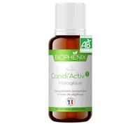 Biophénix Candi'Activ 1 biologique Huiles essentielles 30 ml - Complément alimentaire BIO 100% naturel à base de végétaux - Module la prolifération du Candida albicans